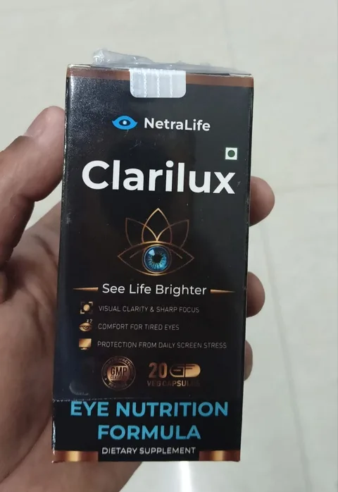 Clarilux box held in a hand